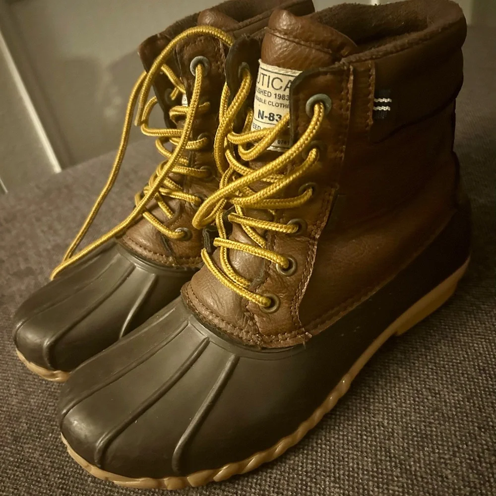 Nautica Channing Duck Boots Waterproof Shell, Insulated Snow & Rain Boots